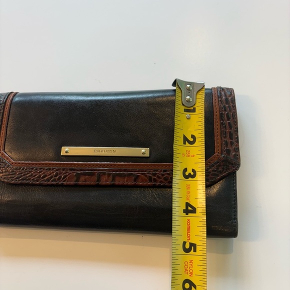 Brahmin Tuscan Tri-Texture Checkbook Wallet - Picture 8 of 11